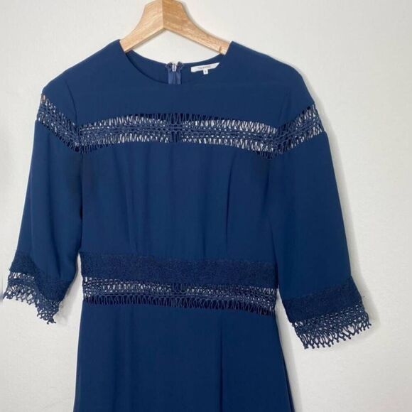 Revolve Tularosa Asher Lace trimmed Mini-dress Blue  size Medium - Picture 6 of 6